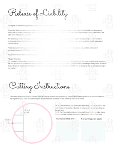 Liability & Cutting Guide